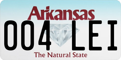 AR license plate 004LEI