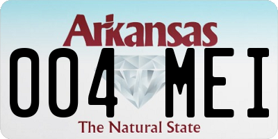 AR license plate 004MEI