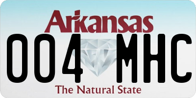 AR license plate 004MHC