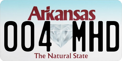 AR license plate 004MHD