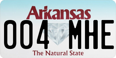 AR license plate 004MHE