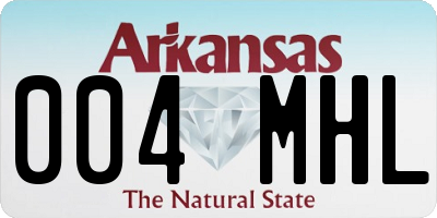 AR license plate 004MHL