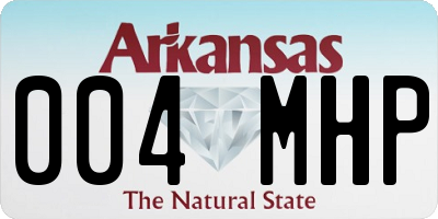 AR license plate 004MHP
