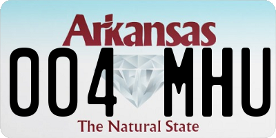 AR license plate 004MHU