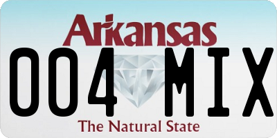 AR license plate 004MIX