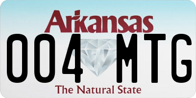 AR license plate 004MTG