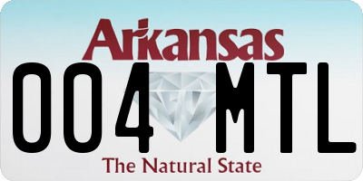 AR license plate 004MTL