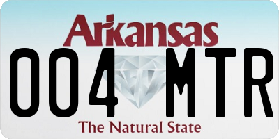 AR license plate 004MTR