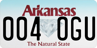AR license plate 004OGU