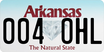 AR license plate 004OHL