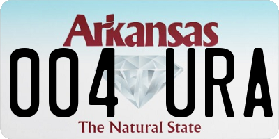 AR license plate 004URA