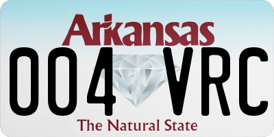 AR license plate 004VRC