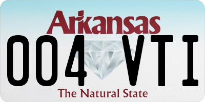 AR license plate 004VTI
