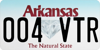 AR license plate 004VTR