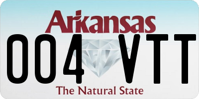 AR license plate 004VTT