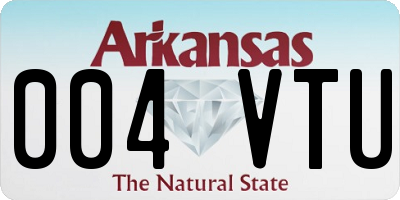 AR license plate 004VTU