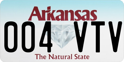 AR license plate 004VTV