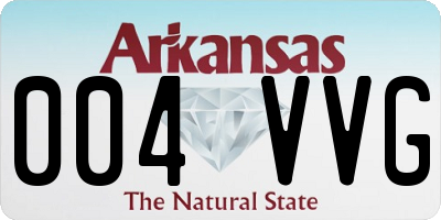 AR license plate 004VVG