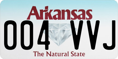 AR license plate 004VVJ