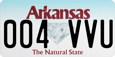 AR license plate 004VVU