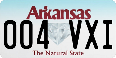 AR license plate 004VXI