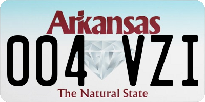 AR license plate 004VZI