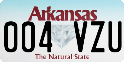 AR license plate 004VZU