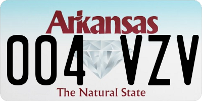 AR license plate 004VZV