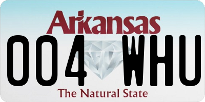 AR license plate 004WHU