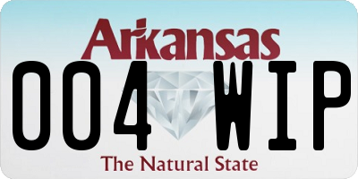 AR license plate 004WIP