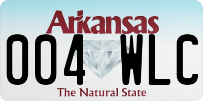 AR license plate 004WLC
