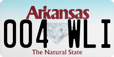 AR license plate 004WLI