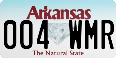 AR license plate 004WMR