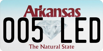 AR license plate 005LED