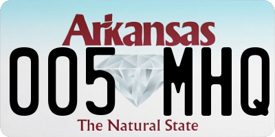 AR license plate 005MHQ