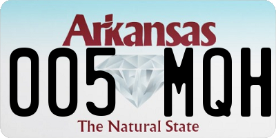 AR license plate 005MQH