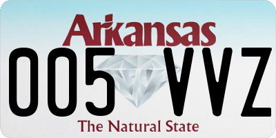 AR license plate 005VVZ