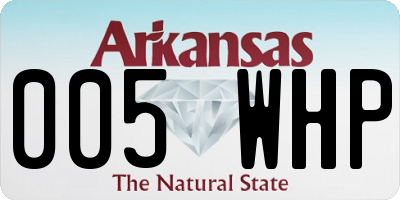 AR license plate 005WHP