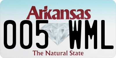 AR license plate 005WML