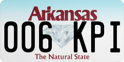 AR license plate 006KPI