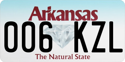 AR license plate 006KZL