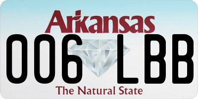 AR license plate 006LBB