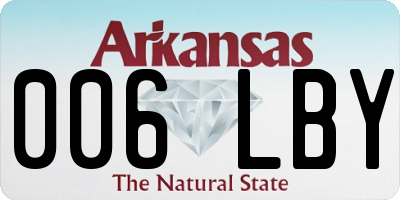 AR license plate 006LBY