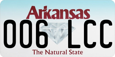 AR license plate 006LCC