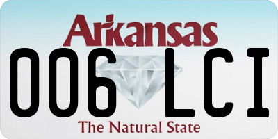 AR license plate 006LCI