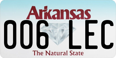 AR license plate 006LEC