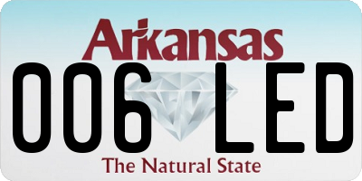 AR license plate 006LED