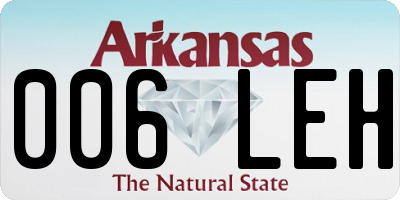 AR license plate 006LEH