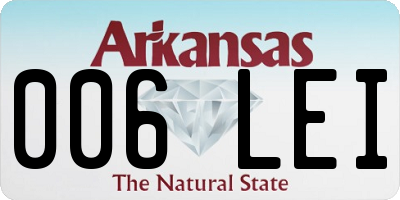 AR license plate 006LEI