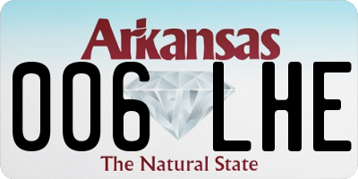 AR license plate 006LHE